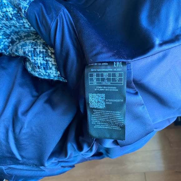 GUESS Christy peplum tweed Blazer XS BNWT - Picture 13 of 13